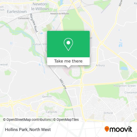 Hollins Park map
