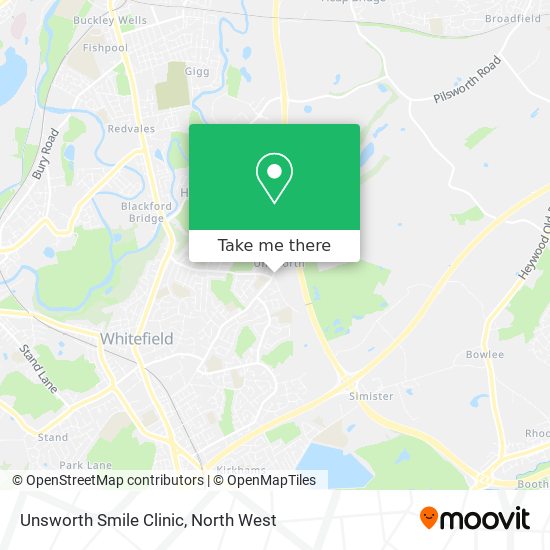 Unsworth Smile Clinic map