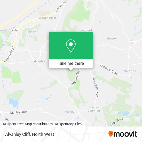 Alvanley Cliff map