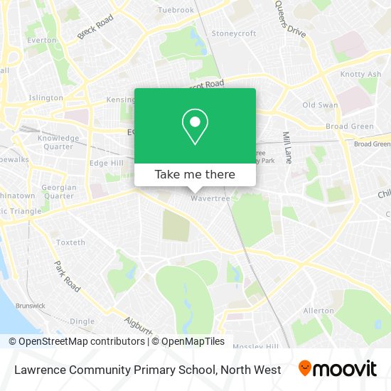 Lawrence Community Primary School map