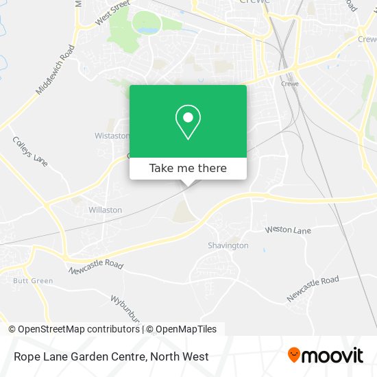 Rope Lane Garden Centre map