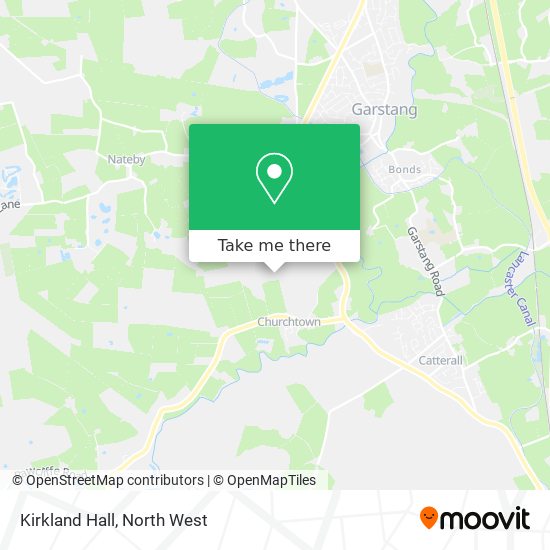 Kirkland Hall map