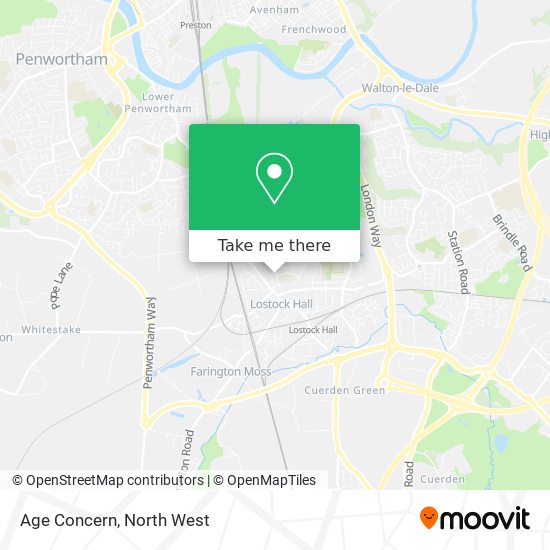 Age Concern map