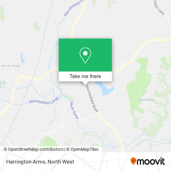 Harrington Arms map