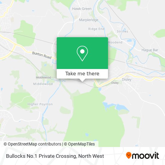 Bullocks No.1 Private Crossing map