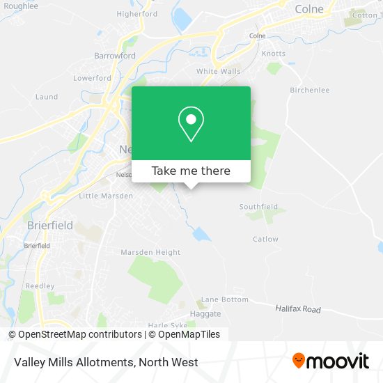 Valley Mills Allotments map