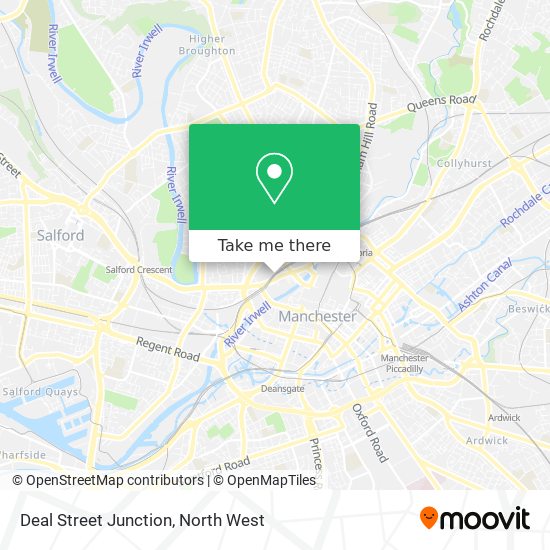Deal Street Junction map