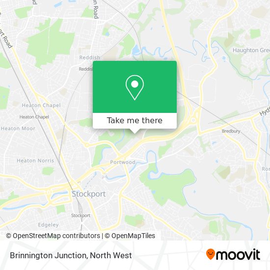 Brinnington Junction map