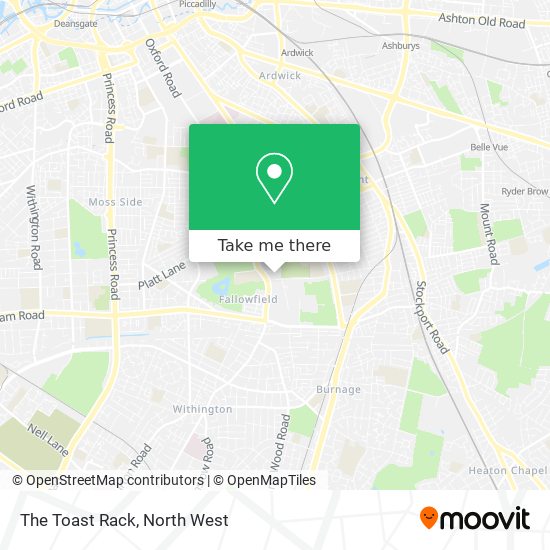 The Toast Rack map