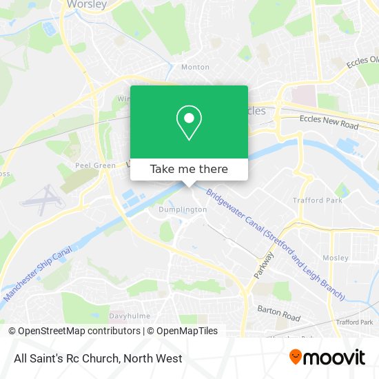 All Saint's Rc Church map