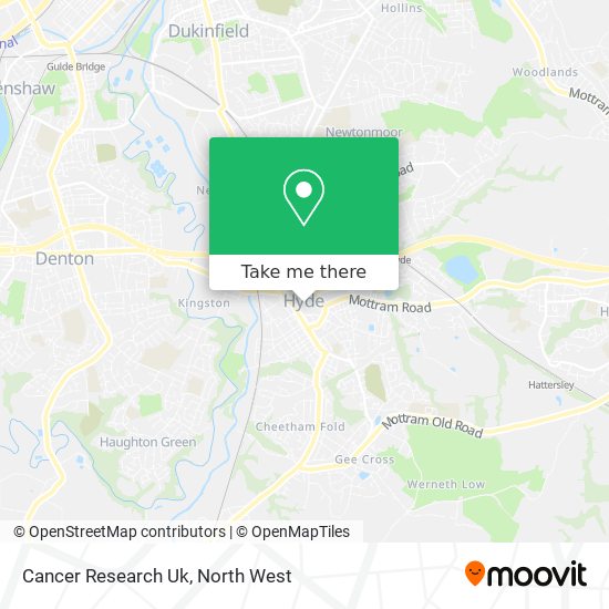 Cancer Research Uk map