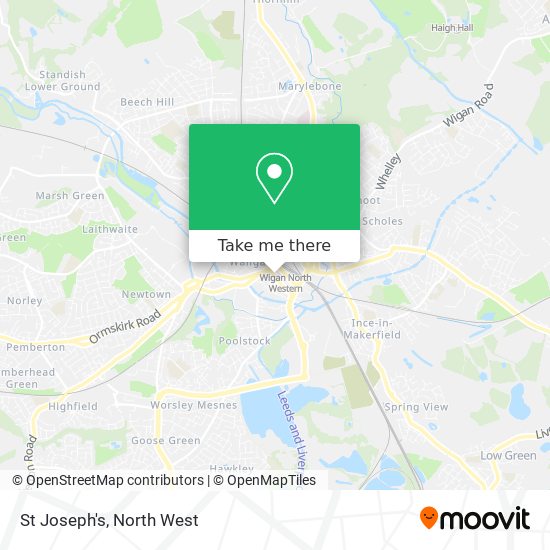 St Joseph's map