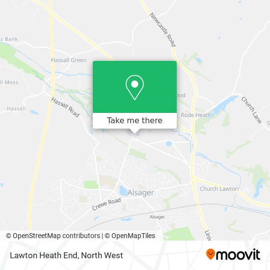 Lawton Heath End map