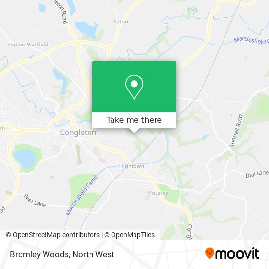 Bromley Woods map