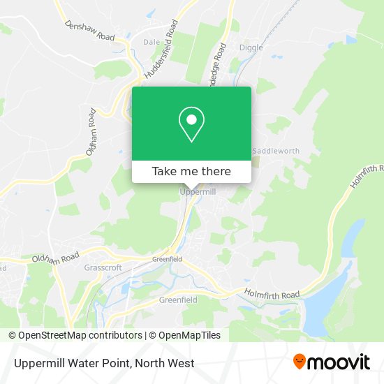 Uppermill Water Point map