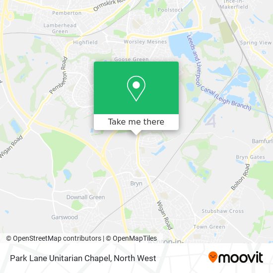 Park Lane Unitarian Chapel map