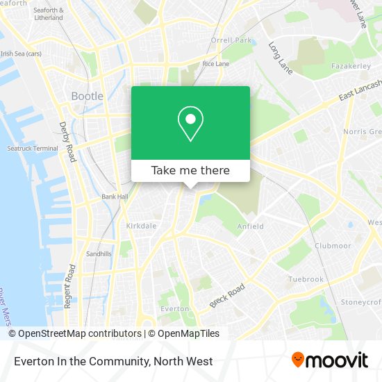 Everton In the Community map