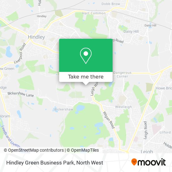 Hindley Green Business Park map