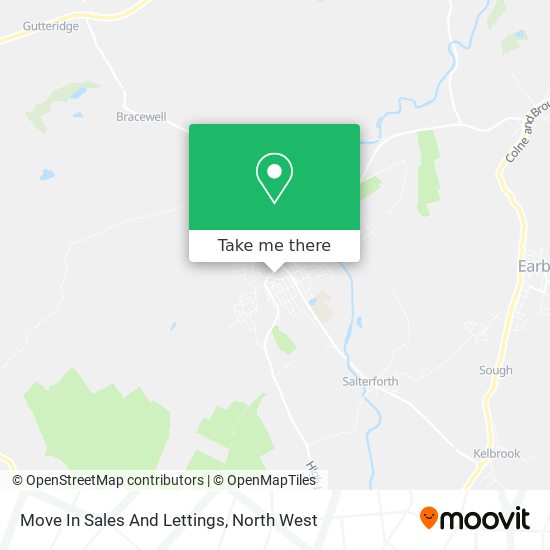 Move In Sales And Lettings map