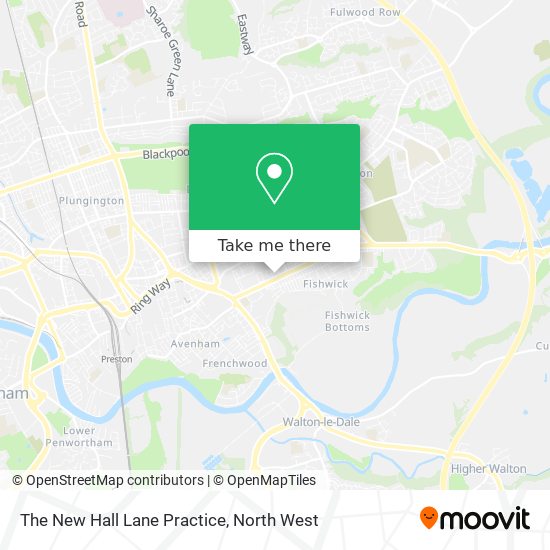 The New Hall Lane Practice map