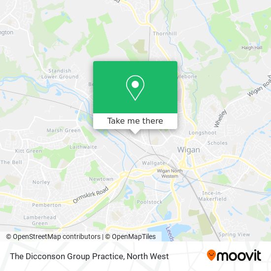 The Dicconson Group Practice map