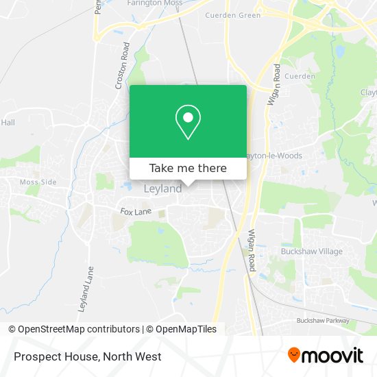 Prospect House map