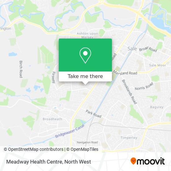 Meadway Health Centre map