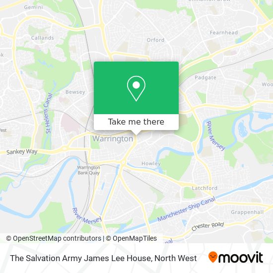 The Salvation Army James Lee House map