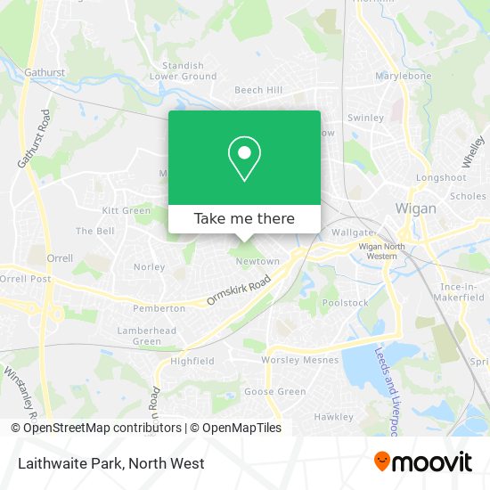 Laithwaite Park map
