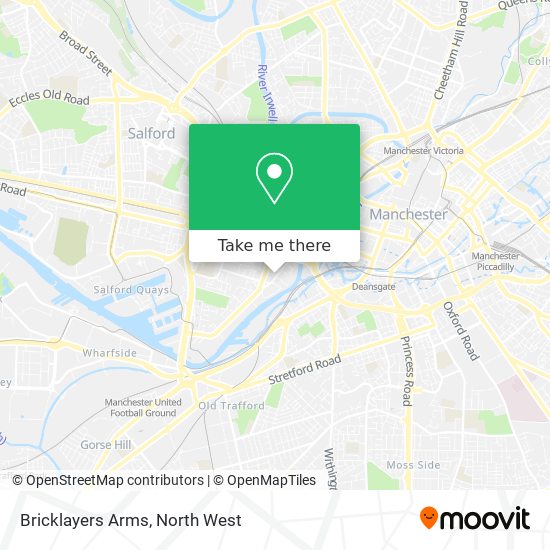 Bricklayers Arms map