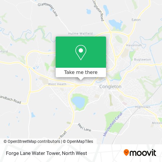 Forge Lane Water Tower map