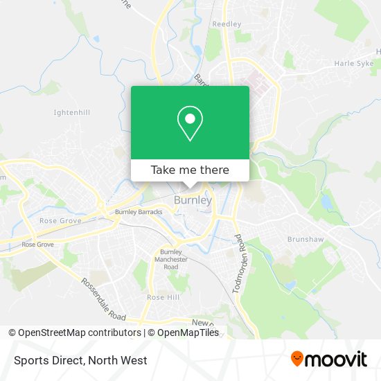 Sports Direct map