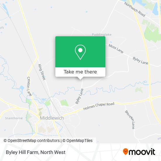 Byley Hill Farm map