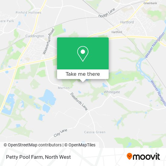 Petty Pool Farm map