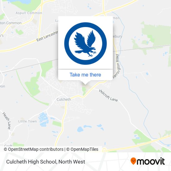 Culcheth High School map