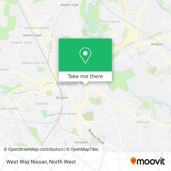 West Way Nissan map