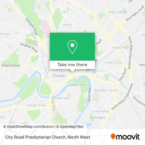 City Road Presbyterian Church map