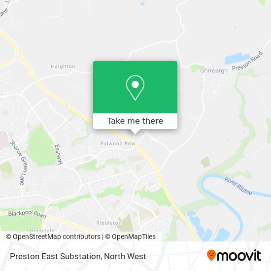 Preston East Substation map