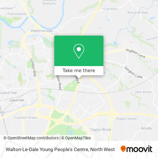 Walton-Le-Dale Young People's Centre map