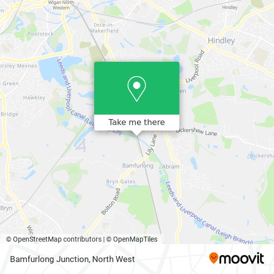 Bamfurlong Junction map
