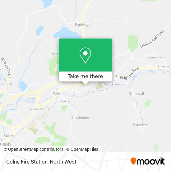 Colne Fire Station map