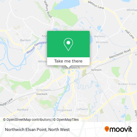 Northwich Elsan Point map