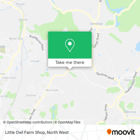 Little Owl Farm Shop map