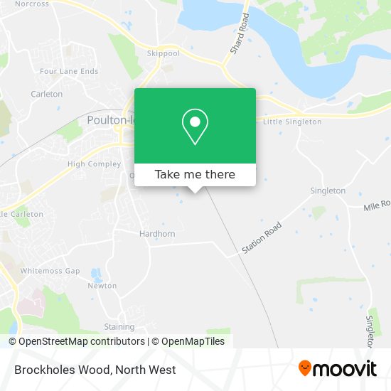 Brockholes Wood map