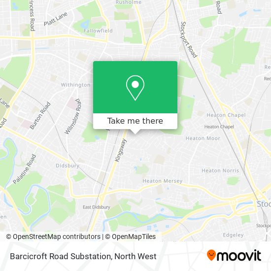 Barcicroft Road Substation map