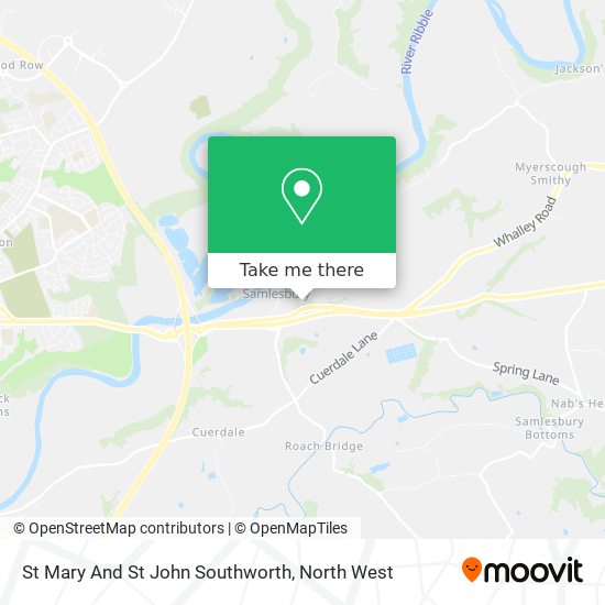 St Mary And St John Southworth map