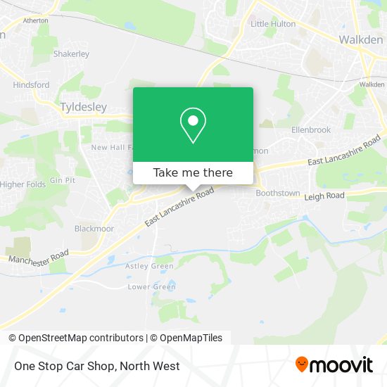 One Stop Car Shop map