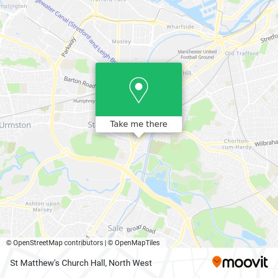 St Matthew's Church Hall map