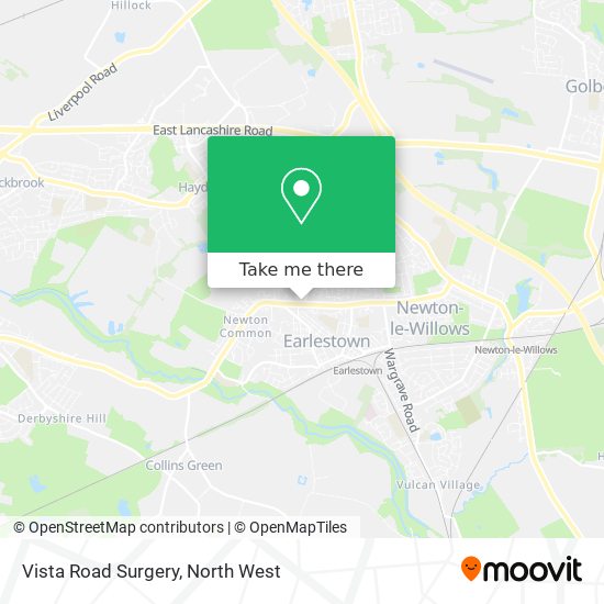 Vista Road Surgery map