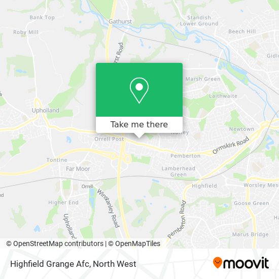 Highfield Grange Afc map